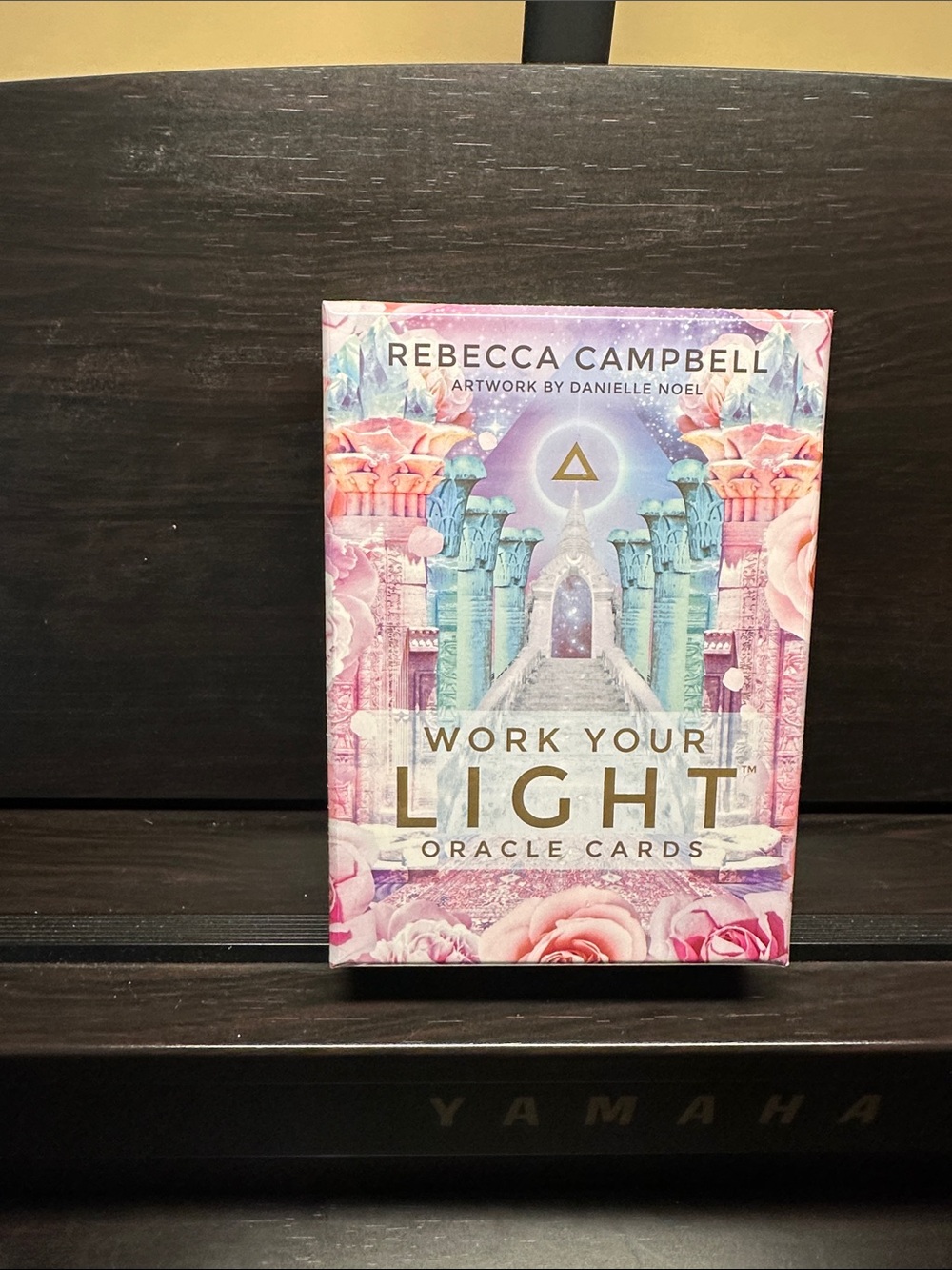 Work Your Light Oracle Deck by Rebecca Campbell — Pastel Pink & Blue Box